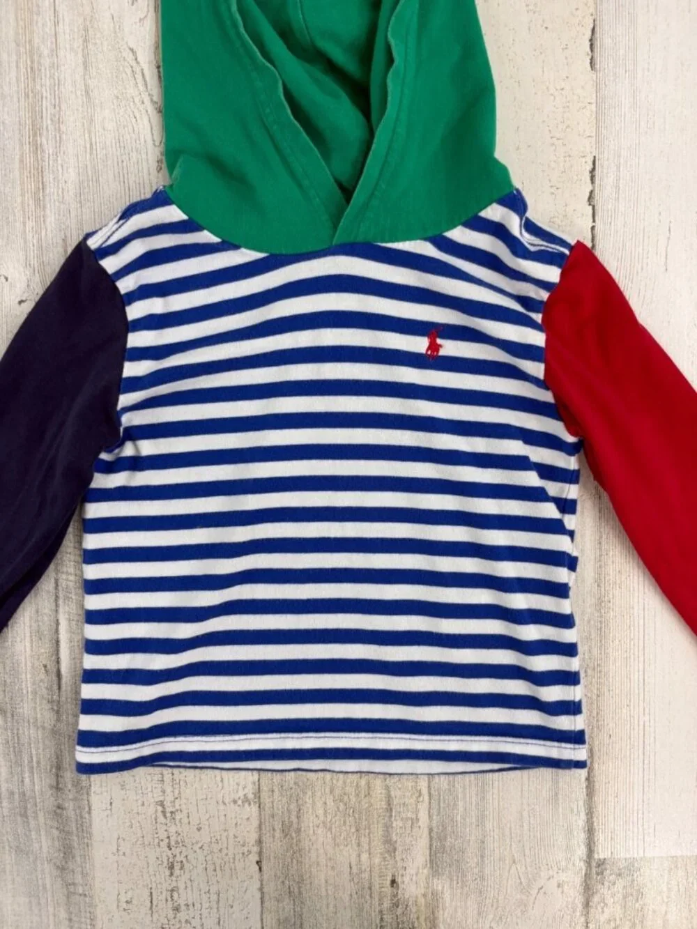 Polo Ralph Lauren Shirt Baby Boys 24 M Hooded Long Sleeve Pony